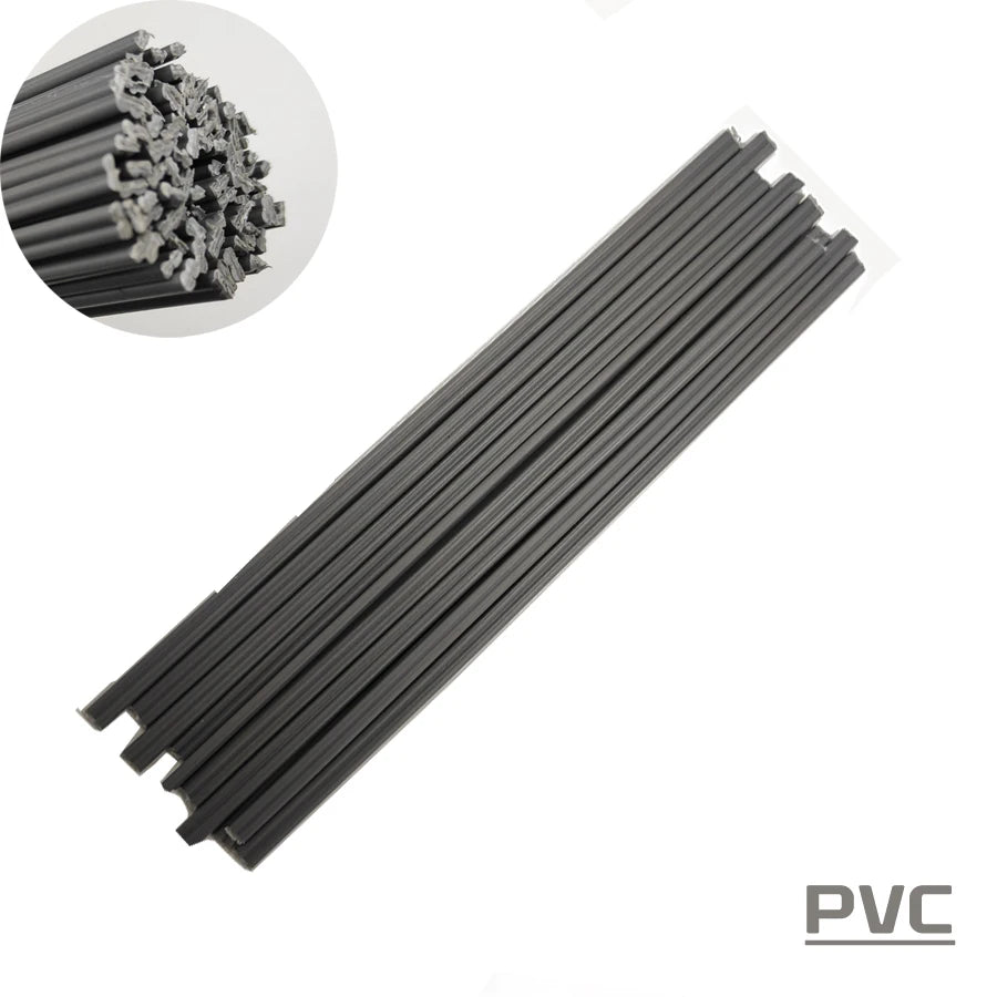40pcs Plastic Welding Rods 200mm/300mm Length ABS/PP/PVC/PE Welding Sticks 5x2mm For Plastic Welder