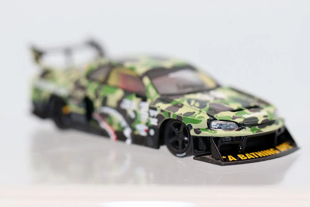 MiniGT 831 1/64 Scale ‌LB-ER34 LBWK A Bathing Ape Crossover Diecast Alloy Toy Car Models for collection Gift