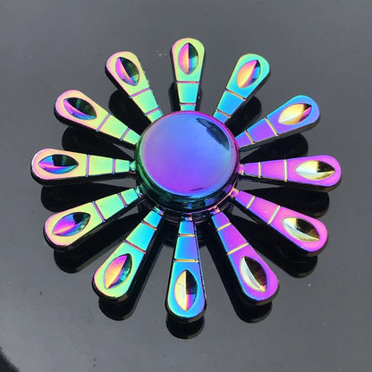 New Metal Rainbow Fidget Spinner Gradient Color R188 Mute Bearing EDC Hand Spinner Fingertip Gyro Anti-Anxiety Adult Toys Gifts