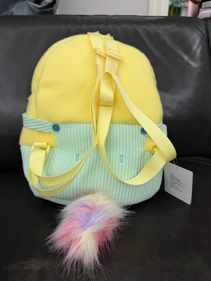 Universal Studios Minion Bob Plush Backpack (Unicorn Spring Edition) - Girls' Birthday Souvenir