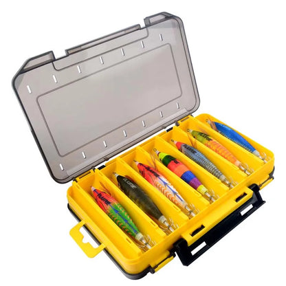 Fishing Tackle box 14 Compartments Fishing Accessories Lure Hook Storage Case Double Sided Fishing Tool organizer boxes