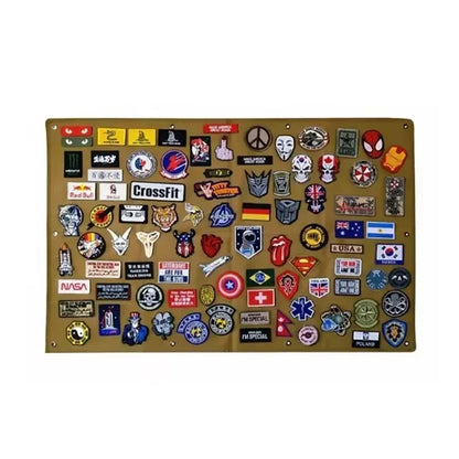 Military Patches Storage Display Board Collection Armband Finishing Cloth Badge Poster Armor Background DIY Nylon Wall Hanging