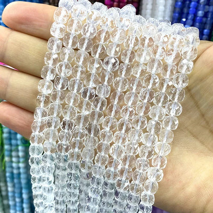 Natural Stone 7-8MM Faceted Square Lapis Lazuli Loose Cube Spacer Beads for Jewelry Making Diy Earrings Bracelets Accessories