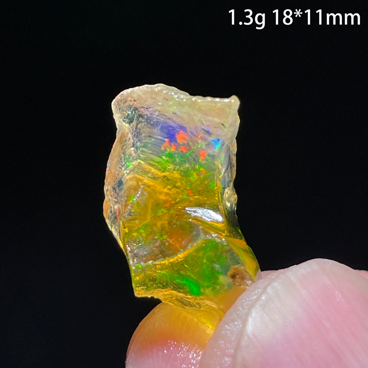 Natural Rare Colorful Ethiopia Opal (Need In Water) Gem Mineral Healing Quartz Crystals Gemstone Shooting Under Lighting