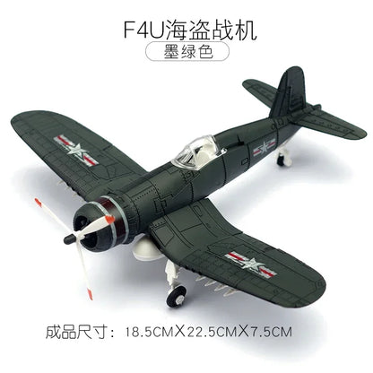 1/48 WWII Fighter Model 4D Assemble Aircraft Plastic DIY Accessories Toy Small Airplane Toy Diy Craft Kits for Adults