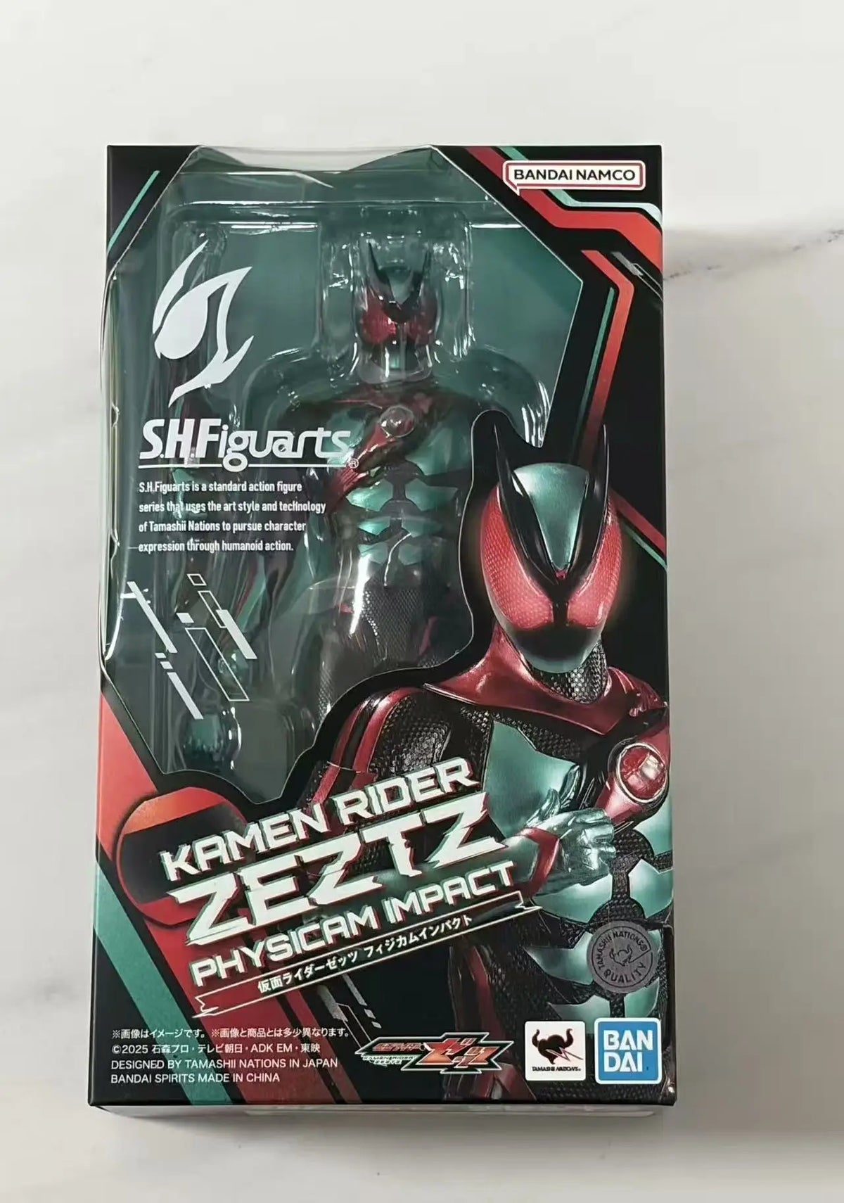 In Stock Original BANDAI S.H.Figuarts KAMEN RIDER ZEZTZ PHYSICAM IMPACT Anime Model Action Figure Genuine Boxed Toy