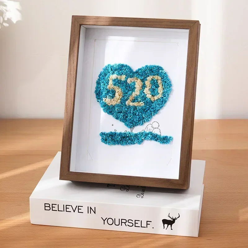 Wood Shadow Box Frame Deep 3d Photo Frame Depth 3cm Specimens Holder Pefect for Dried Flower Picture Shell Insect DIY Home Decor