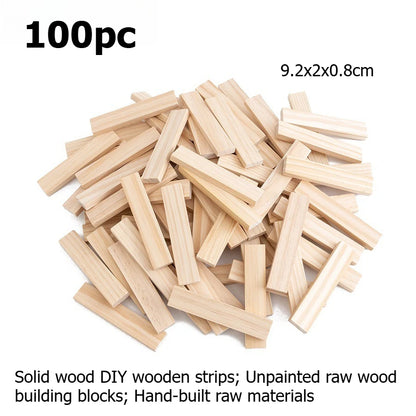 Solid Wood Puzzle Stacked High Stack Tower Drawing Block Children'S Parent-Child Interactive Board Game