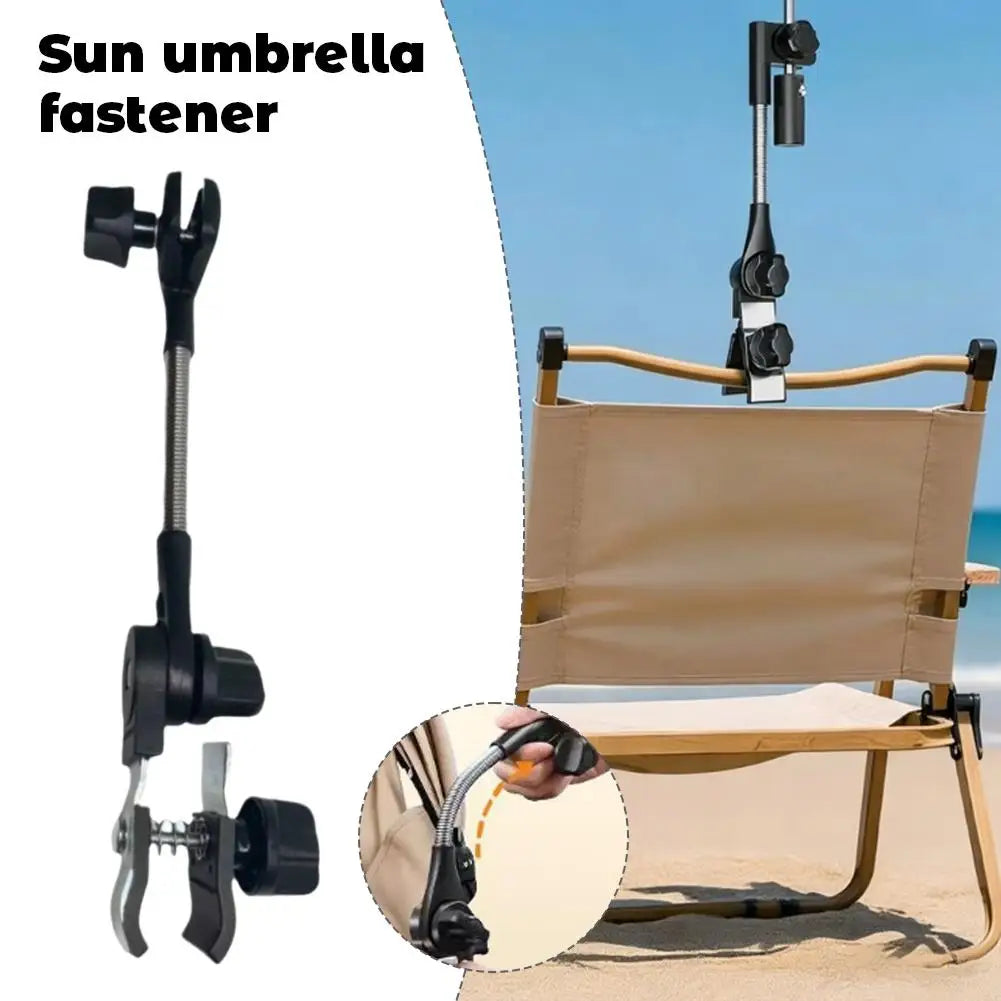 360° Adjustable Clip Baby Umbrella Holder for Stroller Chair Universal Holder For Fishing Camping Chair Outdoor Auto Scooter