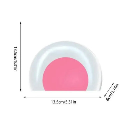 With or without lights 1 or 2pcs The car roof solar light decoration cat ears car cute panda ears Roof exterior decoration