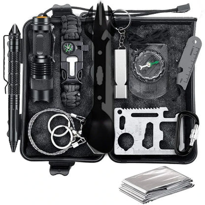 Professional Car Survival First Aid Kit Outdoor Camping Hiking First Aid Kit Emergency Gear Outdoor SOS Wilderness Adventure
