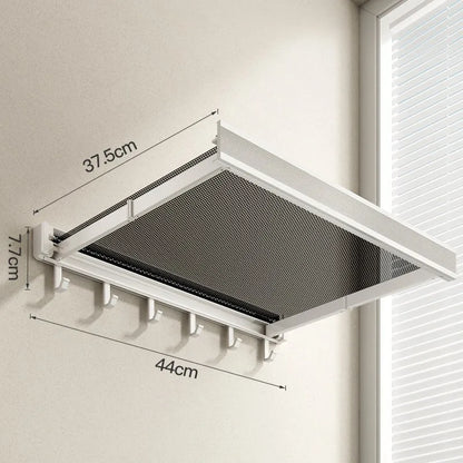 Folding And Retractable Storage Rack In The Bathroom, No Need For Punching Holes, For Storing Clothes, Towels, Towels, And Towel