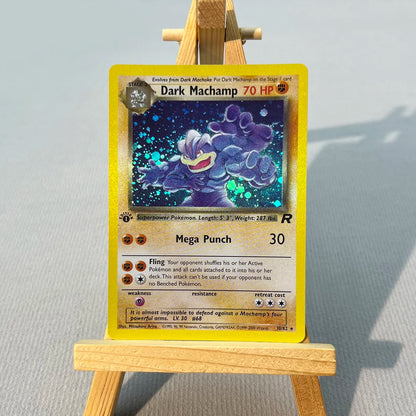 TR PTCG8-002 Tcg proxy PKM Cards Dark Hypno Battle Toys Gifts Rare Collection for Hobbies home play