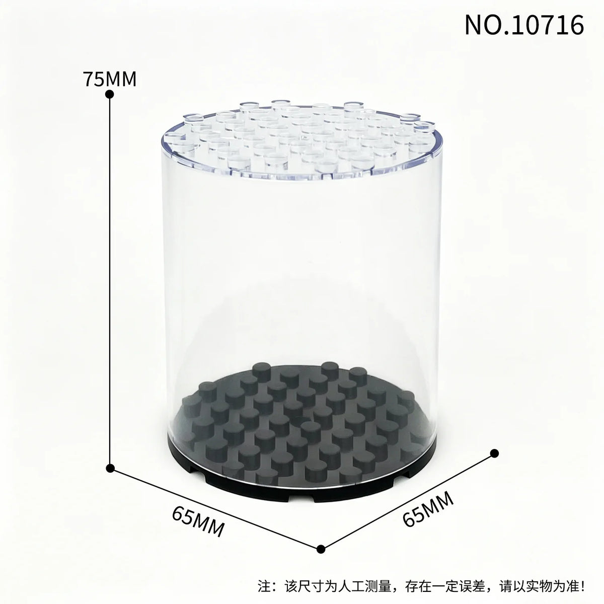Compatible building block display box storage box building block doll collection step-by-step hand display