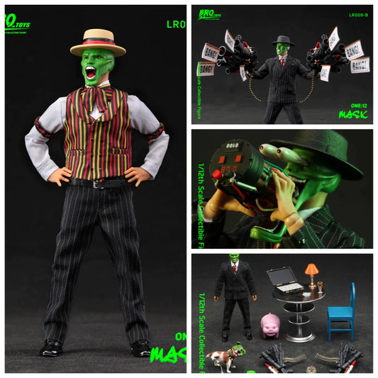 Special Offer  In stock, BROTOYS LR009A B 1/12 version of the eccentric hero, mask warrior, movable figure, model
