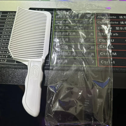Fading Comb Professional Barber Clipper Blending Flat Top Hair Cutting Comb For Men Heat Resistant Fade Brush Salon Styling Tool