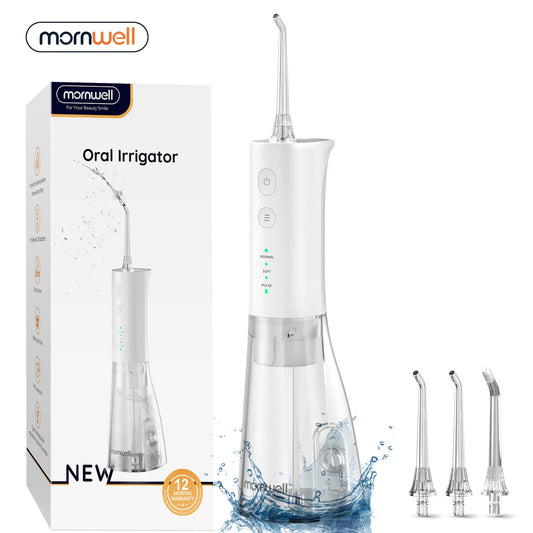 New Water Floss F29/D52 Portable Water Flosser USB Rechargeable Oral Water Jet Pick Flosser 4 Jet Tip Teeth Cleaner