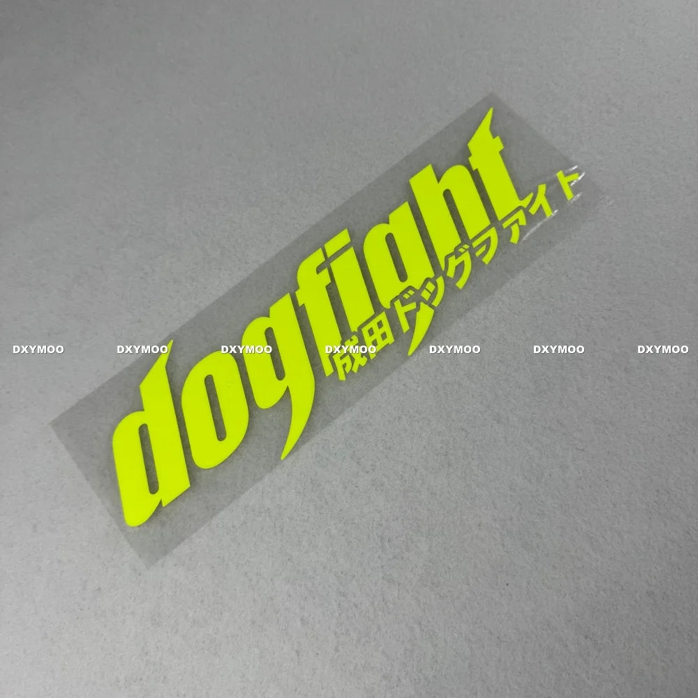 Car Sticker Vinyl for Drift Dogfight Japanese Modified Decal Motor Auto Engine Hood Window Tail Body Graphic
