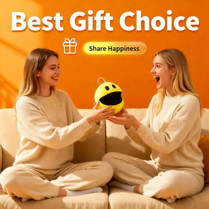 Pacman Plush Toys, Creative Cute Pac-Man Stuffed Doll Soft Plush Figure, Cartoon Game Peripheral Plushies, Kawaii Home Decor Orn