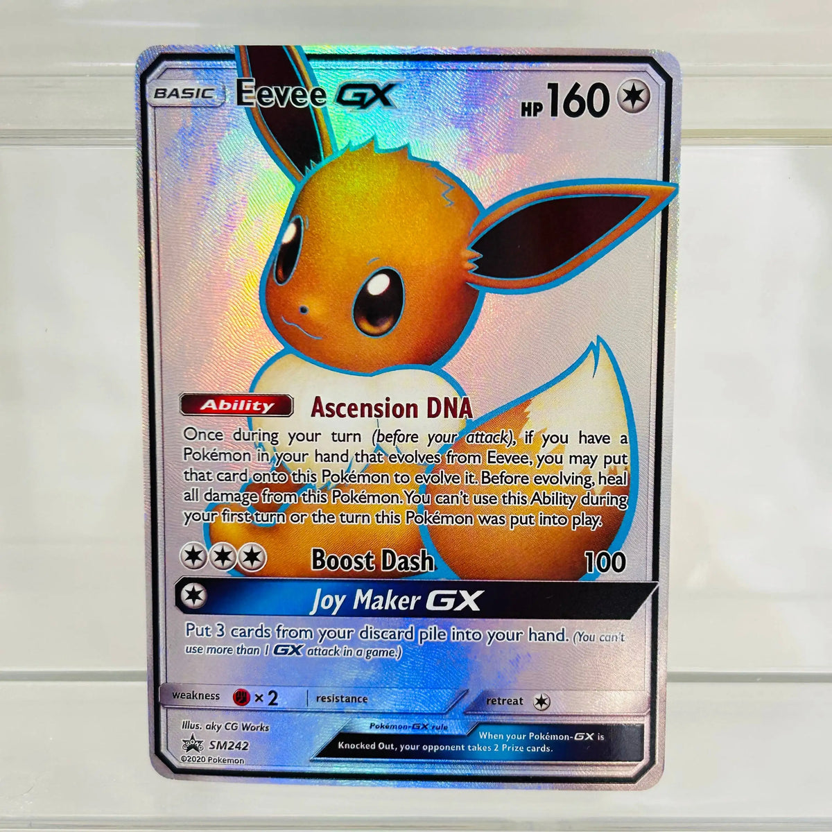 Sylveon GX SV76/SV94 English Card with Holographic Texture, Perfect Condition DIY Premium Anime Collection Card
