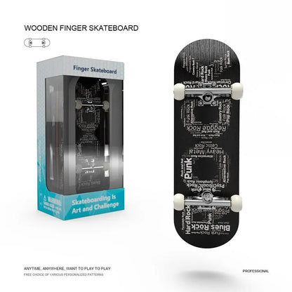 New Professional Finger Skateboarding Fingerboard Hobbies Novelty Stress Sensing Toys Puzzle Toys Mini Toys Gifts