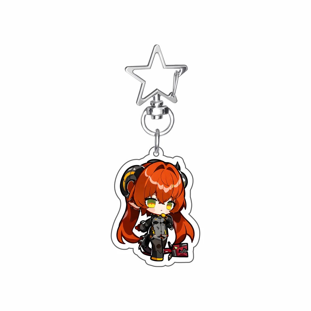 New Hot Game Zenless Zone Zero Keychains Pendant Car Ellen Joe Seth Lowell Jane Doe Von Lycaon Nicole Fans cosplay Gifts