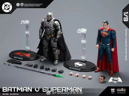 2025 Fondjoy Battle Damaged Superman Action Figure David Corenswet 1/9 New Superman Figure Pvc Joint Movable Kid Toy Boy Gift