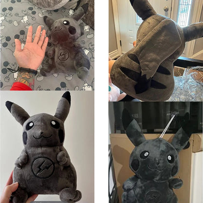 20CM Pokemon X Fragment Anime Character Dark Pikachu Doll Kawaii Pop Doll Black Pikachu Pillow Birthday Gifts Female