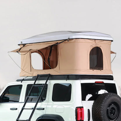 Aluminum 4 Person Rooftop Tent Hard Shell Camping Tent for Car Aluminium Hard Shell Roof Top Tent