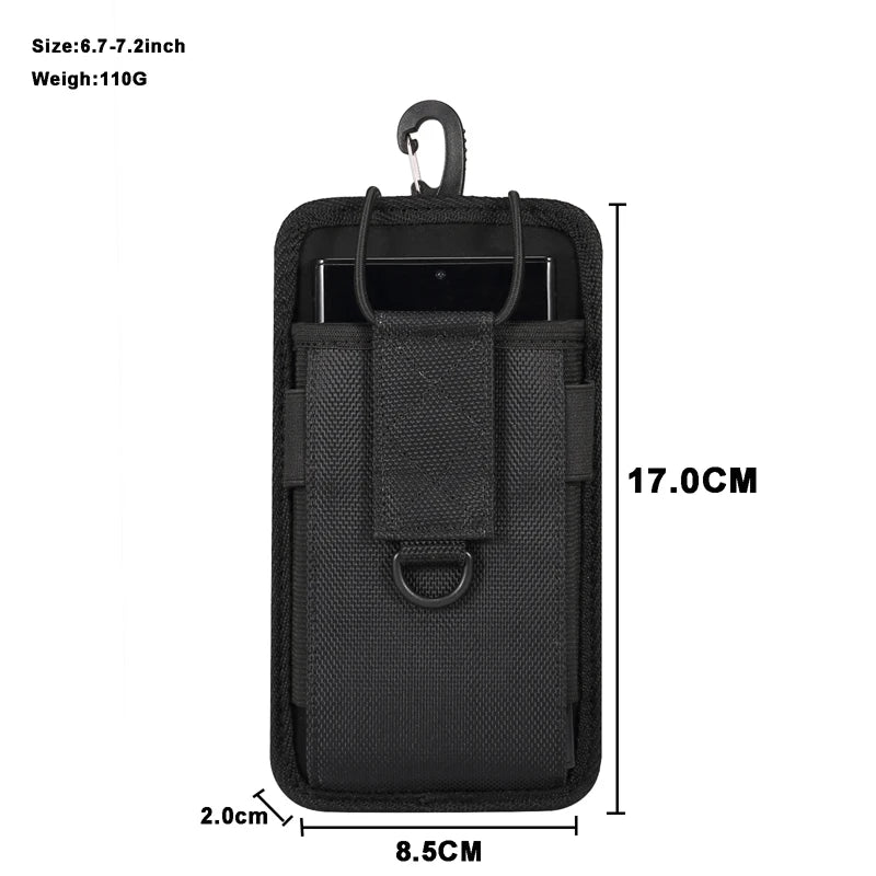 Oxford cloth Hanging Shoulder strap Universal Cell Phone Bag For Samsung iphone Xiaomi Motorola Huawei Smartphone Hanging Bag