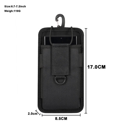 Oxford cloth Hanging Shoulder strap Universal Cell Phone Bag For Samsung iphone Xiaomi Motorola Huawei Smartphone Hanging Bag