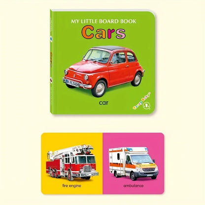 Colorful patterned card book, interactive sensory development gift, bright colors enhance early reading education