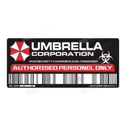 New Design Large Umbrella Decorative Decal Access Sticker Van Bumper Window Car Decal Waterproof Decal Vinyl Decal, 13cm