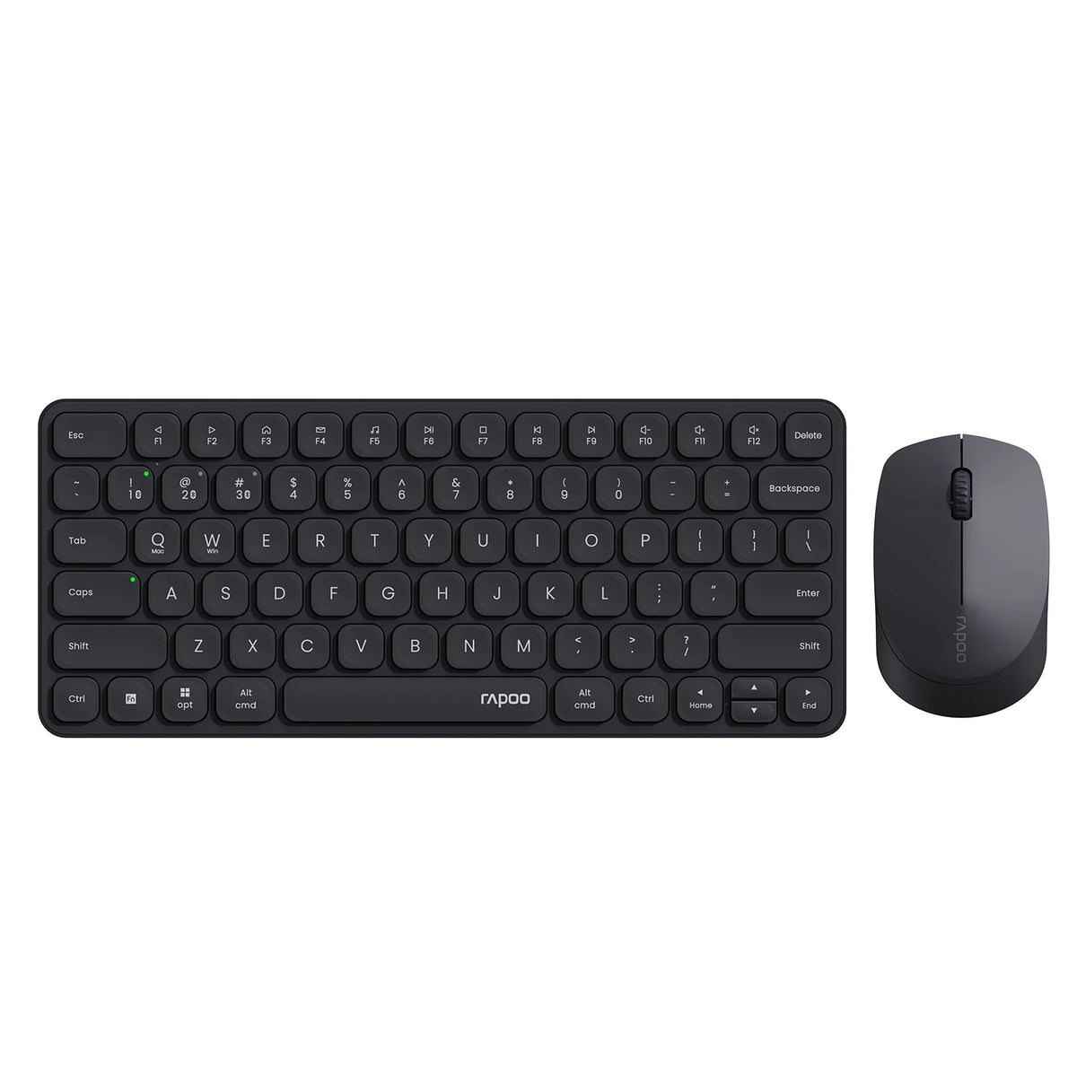 Rapoo Multi-mode Wireless Keyboard and Mouse Combo Extremely Thin English/Portuguese Keyboard Layout Easy-Connect Up to 4 Device