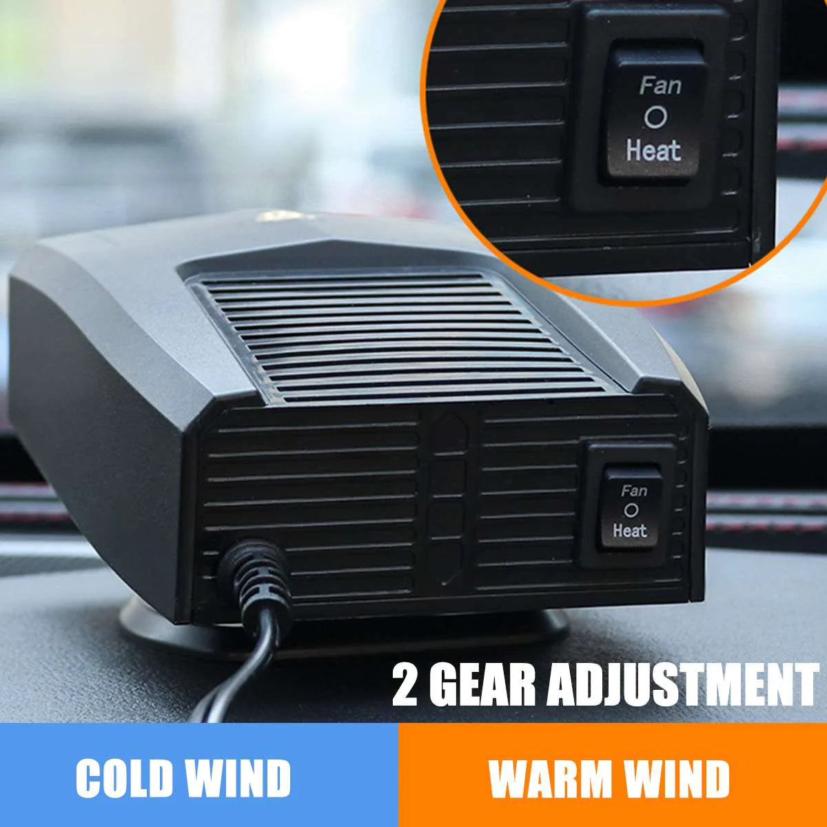 Winter Car Electric Heater 12V/24V Glass Defogger