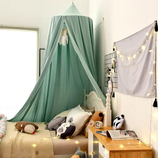Kids Mosquito Net Baby Crib Curtain Girl Princess Hanging Bed Canopy Home Decoration Living Corner Play Reading Nook Room Decor