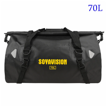Motorcycle Waterproof Tail Bag Travel Outdoor Dry Luggage Roll Pack Bag 20 /40/66 Motorbike Luggage Backpack Motorcycle Seat Bag