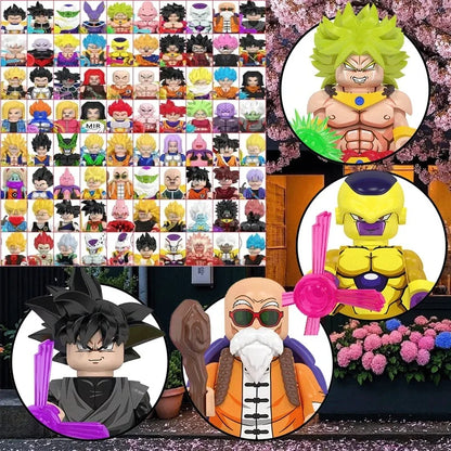 Dragon Ball Building Blocks Wukong Vegeta Felisaz Buu Collection Action Dolls Children Assemble Building Blocks Toys and Gifts