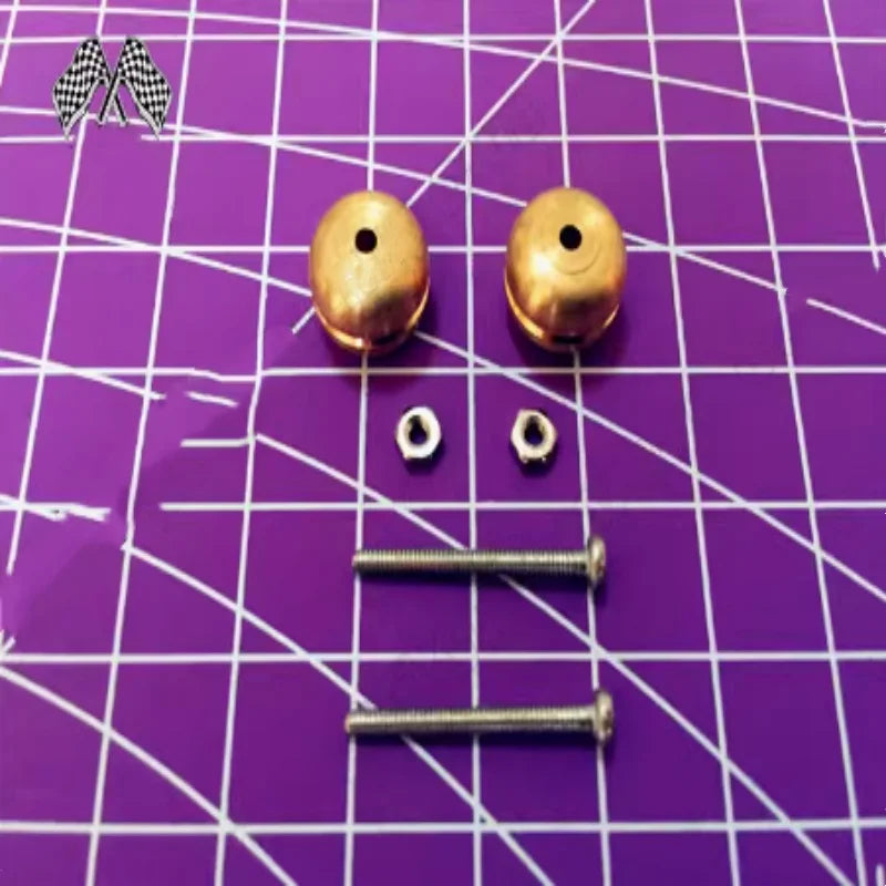Self-made Tamiya 4WD accessories shock absorption anti-jump small tinting color electroplating small ding ding 2 pieces