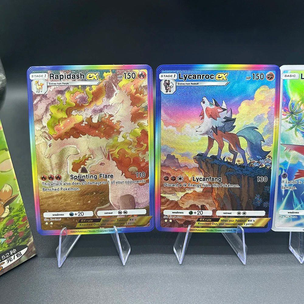 1 Box PTCG Pocket Series English Random Flash Collection Card Umbreon Sylveon Umbreon Mega Pinsir Game Collection Card Toy Gift