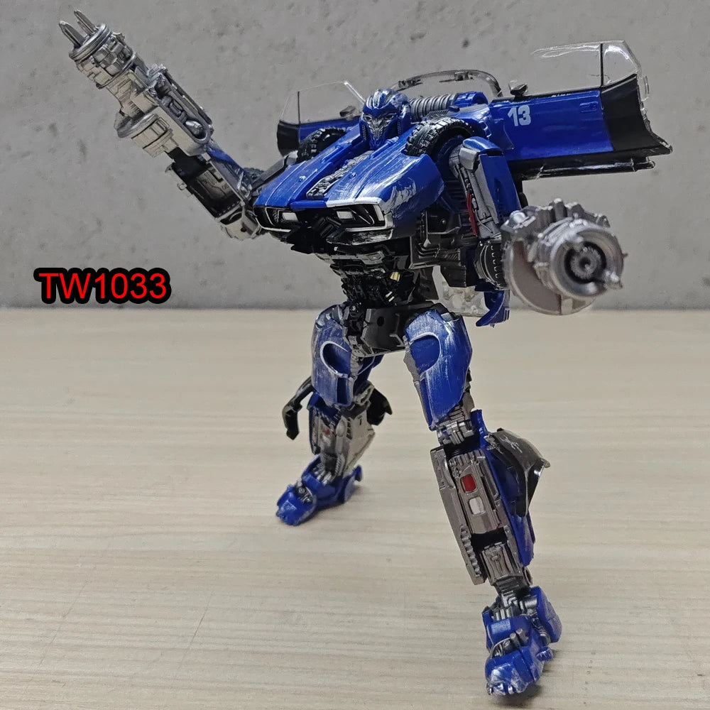 Deformation Robot BAIWEI Dropkick TW1033 Transformation Toys SS46 Action Figure Model Blue Warrior TW-1033
