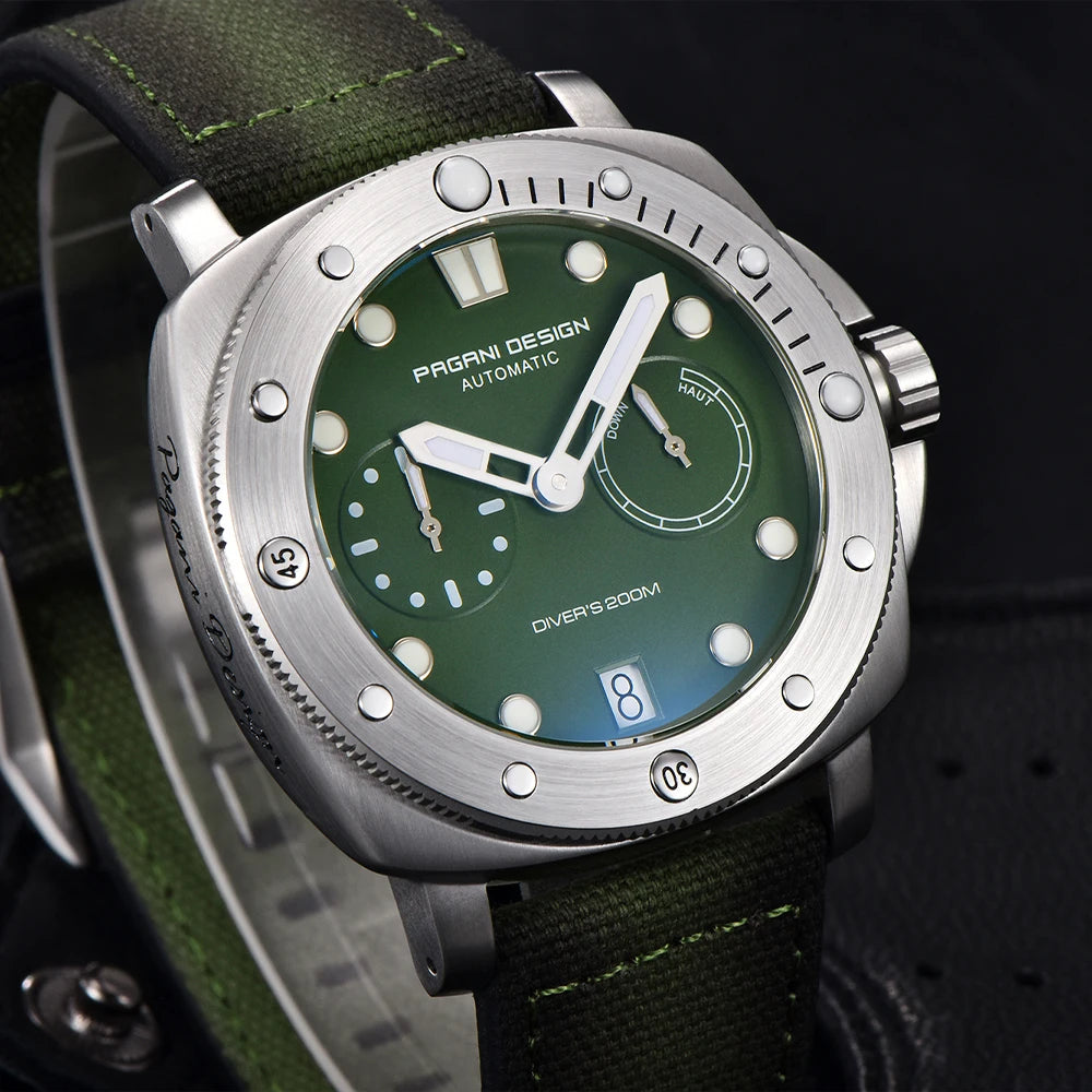 PAGANI DESIGN Mechanical Wristwatches Sapphire Glass AR coating luxury Mens watch Brand CAL.2C10 Movement Men's Watches PD1767