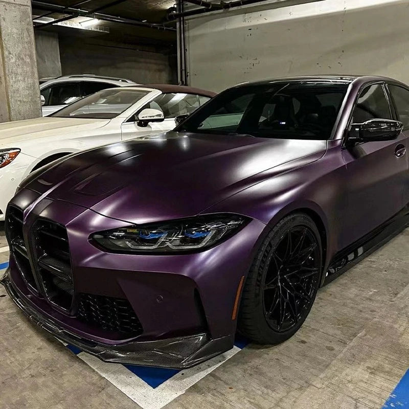 Front Bumper Lip For BMW M3 M4 G80 G82 2021 2022 2023 2024 Front Shove Splitter Guard Blade Upgrade Body Kits Auto Parts Tuning