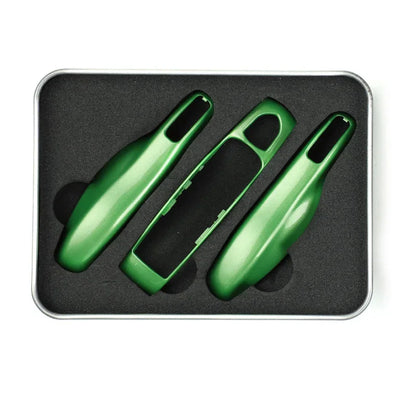 Car Smart Remote Key Case Fob Covers Set Shell For Porsche Panamera Spyder Carrera Macan Boxster Cayman Cayenne 911 970 981 991