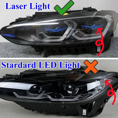 Yellow Angel Eye DRL LED Boards For BMW 4 Series G22 G23 G26 G80 G82 M3 M4 420I LED Laser Headlight Daytime Running Light