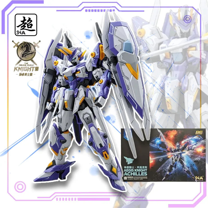 SNAA Original The Round Table Knights Series Parsival/Gowen/Grace/Tristan/Lancelot/Kai Assembly Model Toys  ModelGifts Fo Boys