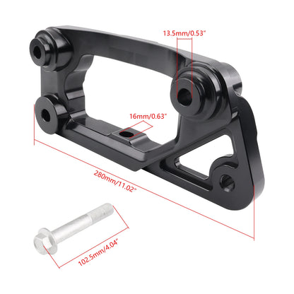 Aluminum Black Dual-Mount Rear Differential Bracket OE Replacement for BMW F87 M2 F80 M3 F82 F83 M4 Chassis Transmission