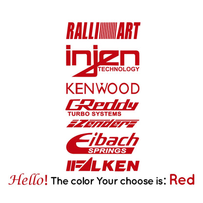 1pc Funny injzn kenwood text bike sticker Car Stickers And Decals Carbon Sticker Auto Sticker Home Decor Wall Stickers