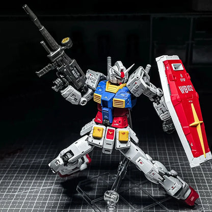 Bandai HGUC 1/144 RX 78 2 GTO Newborn Yuanzu Model Kit with Water Decals Animation Display Stand Collectible Figure
