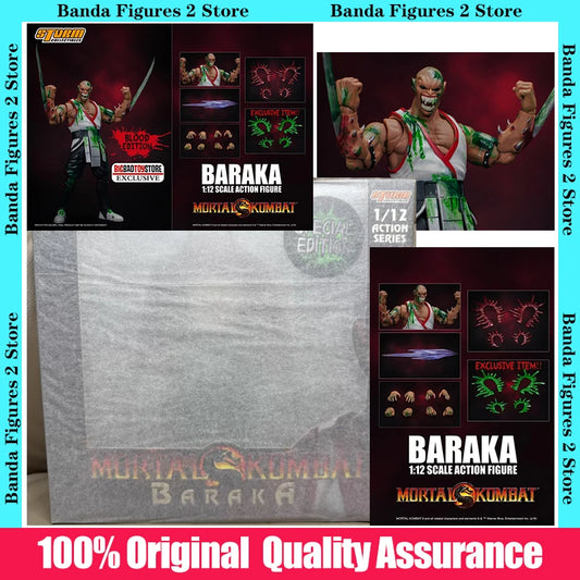 100% Original Box  Storm Collectibles Mortal Kombat VS Series Baraka Bloody Edition 1/12 Scale BBTS In Stock Anime Figures Model